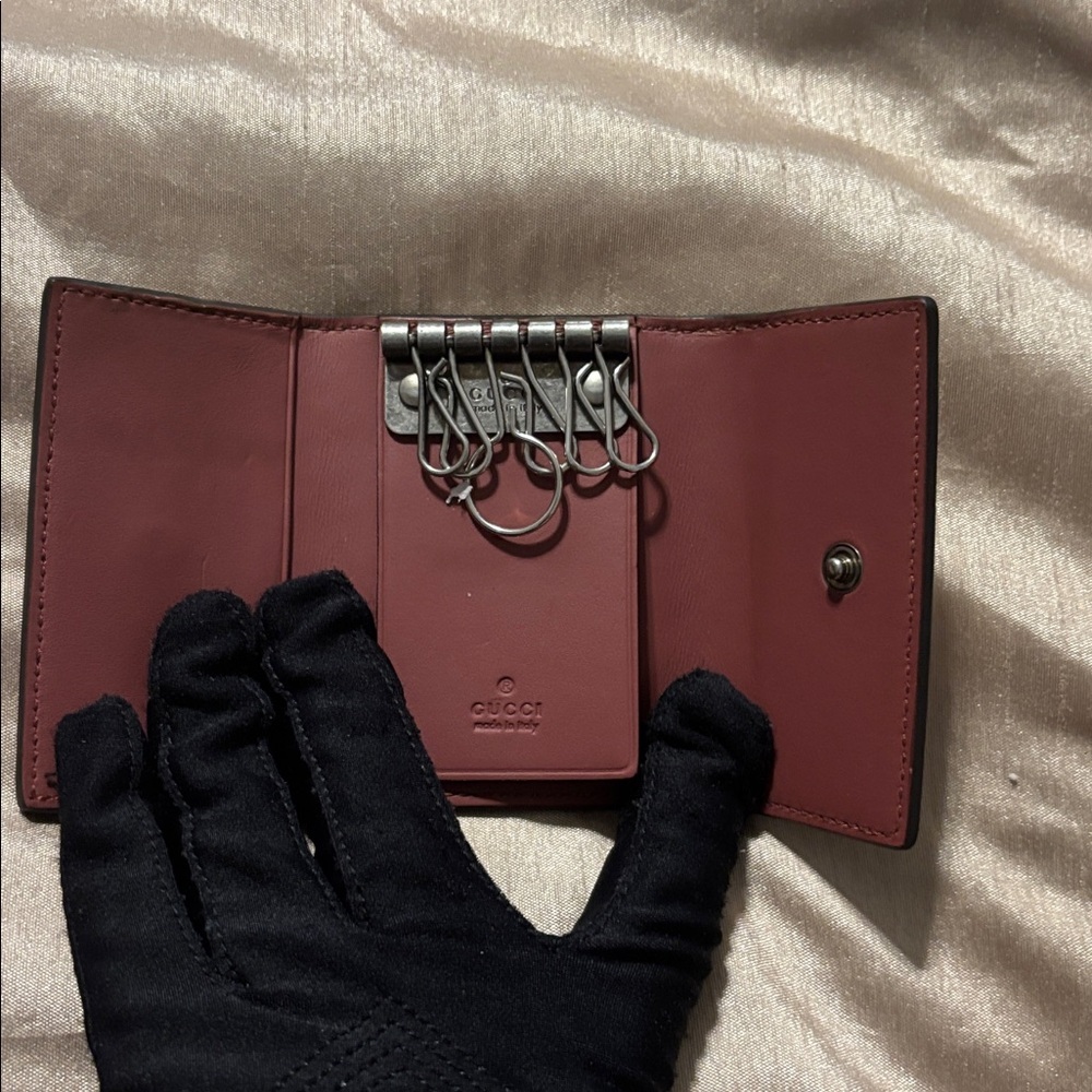 Gucci “GG” Bloom Dionysis SUPREME Shoulder Bag & MATCHING KEY WALLET EUC - Picture 13 of 16